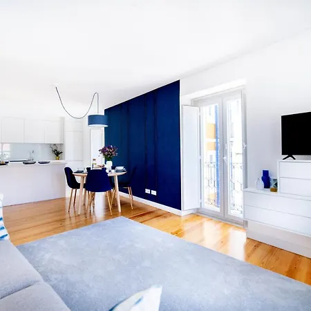 Blue By The River 3 - Elegant Two-bedroom In Santos ליסבון